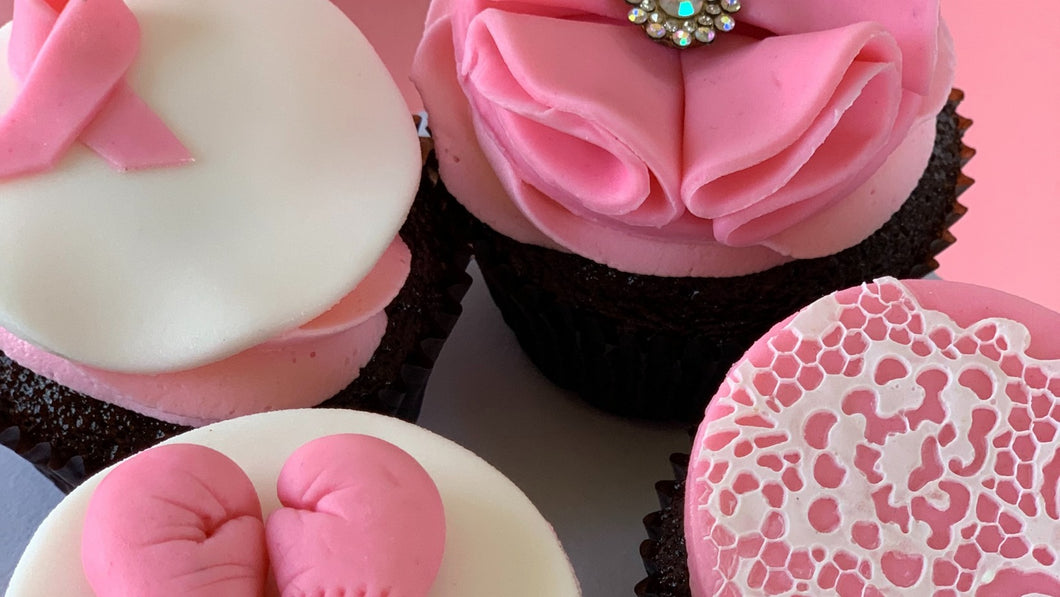 Fondant Toppers- Breast Cancer Awareness Online Decorating Class