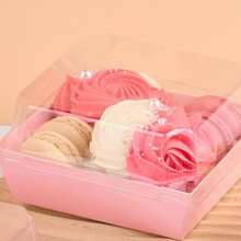 Load image into Gallery viewer, 5 Inch Pink Charcuterie Box W/Clear Lid
