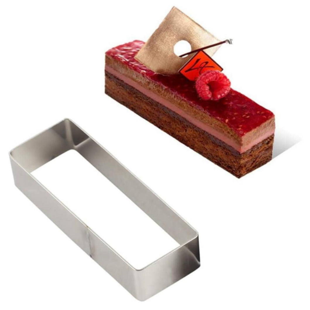 Rectangle cake mold/cutter - stainless steel