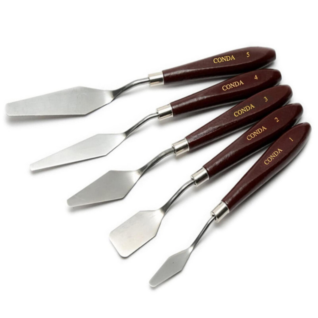 5pc palette knife set