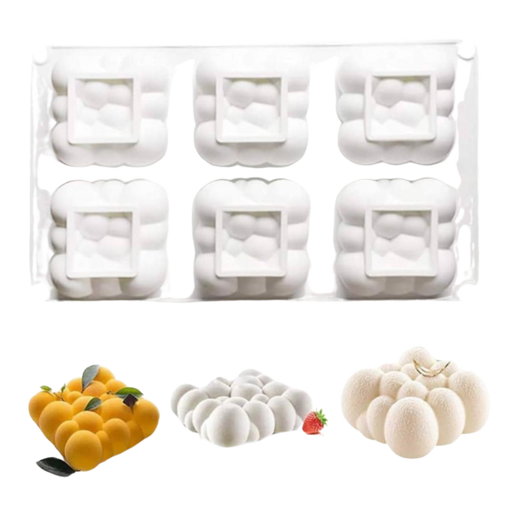 Cloud desert silicone baking mold (6 cavity)