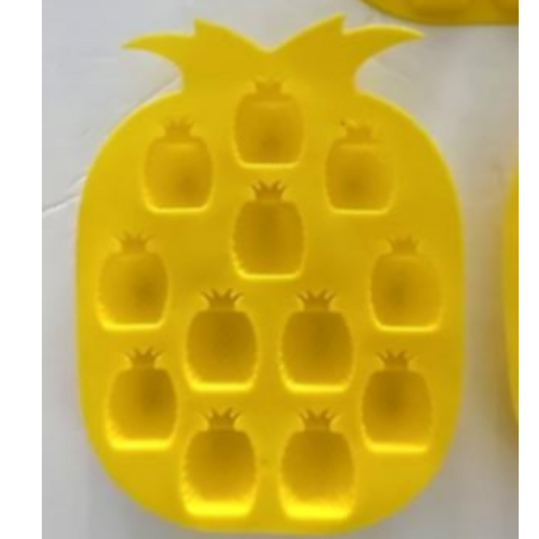 3oz capacity Pineapple silicone mold (wax chocolate, icecubes, etc.)