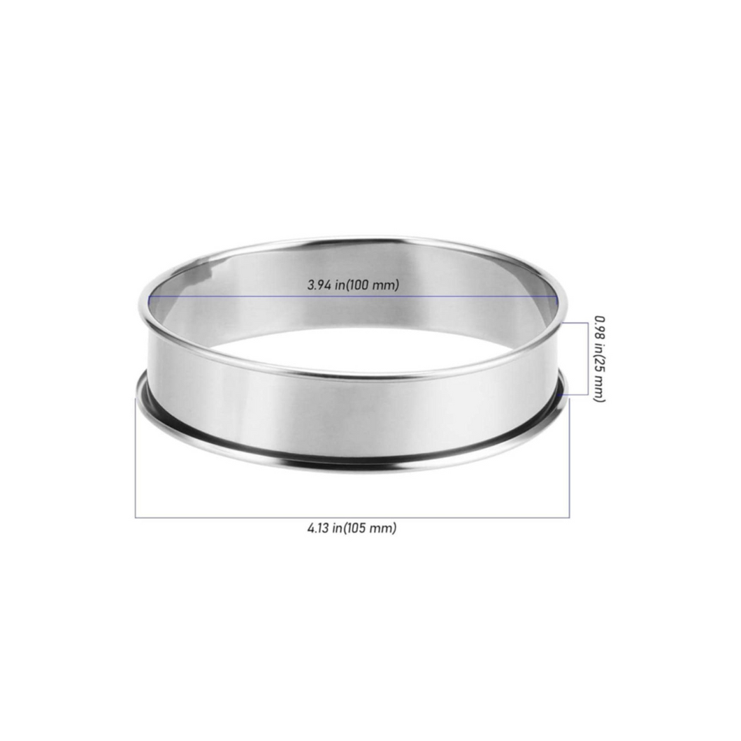 Stainless steel ring for cookies, eggs, pastry etc.