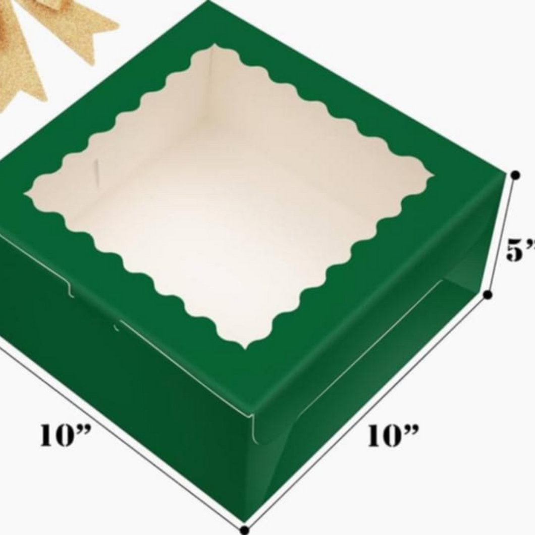 Green Window Cake Box 10