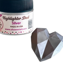 Load image into Gallery viewer, Silver Highlighter Dust (7 grams)
