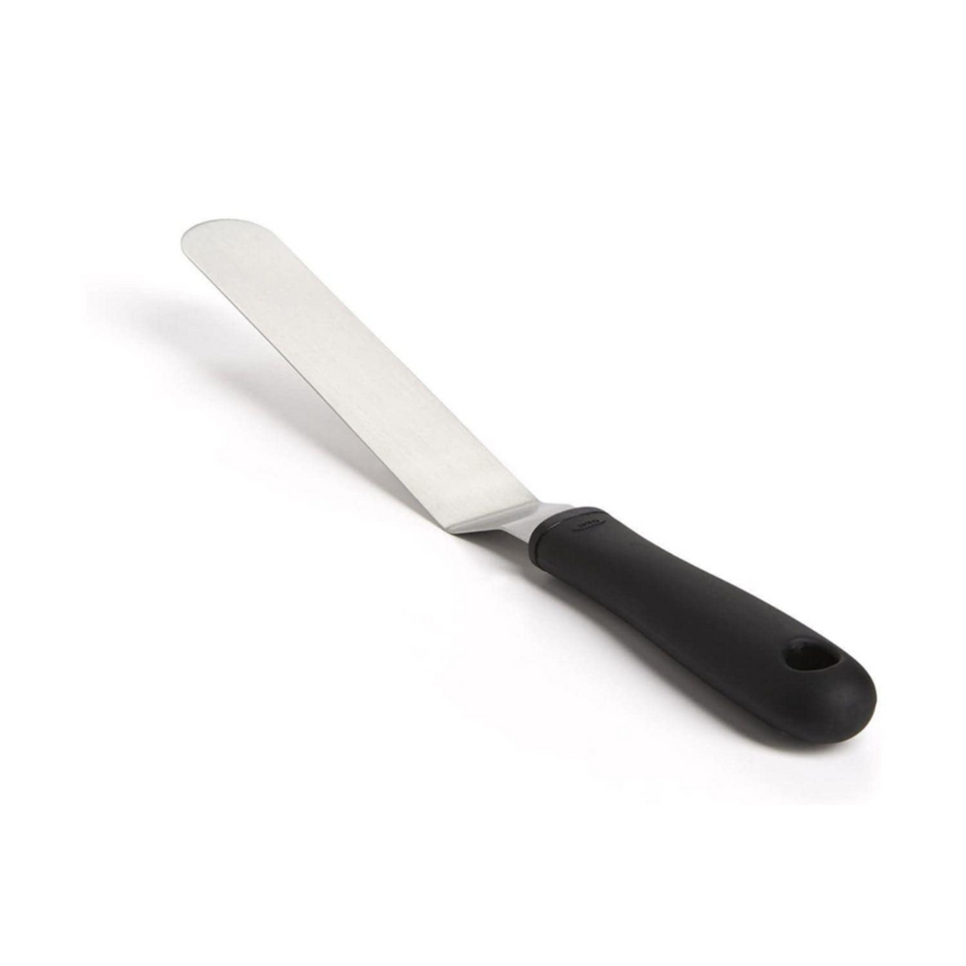 Offset Spatula (Winco) measured blade & handle 10 inch