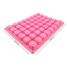 Load image into Gallery viewer, Alphabet number &amp; math sign silicone mold for chocolate, candy, ice. etc.

