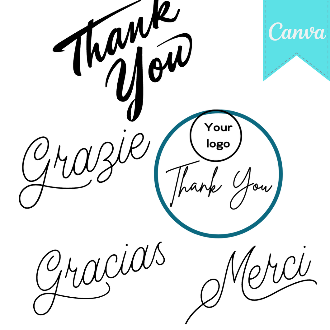 Thank You Labels/Stickers Template