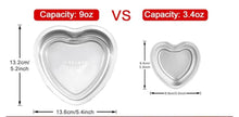 Load image into Gallery viewer, 9 oz Red Aluminum Heart Pan
