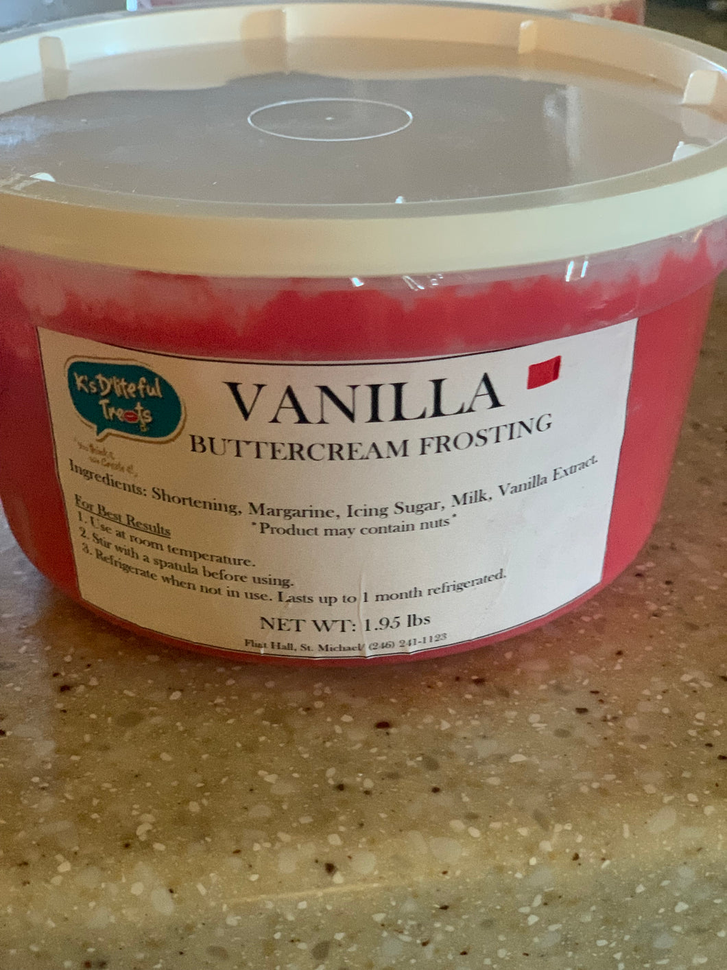 Red Buttercream Frosting (1.9 lbs)